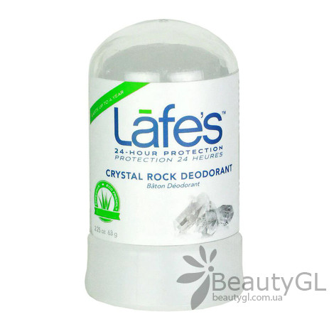 Дезодорант Lafe's Crystal Rock міні-версія, без запаху, 63 г